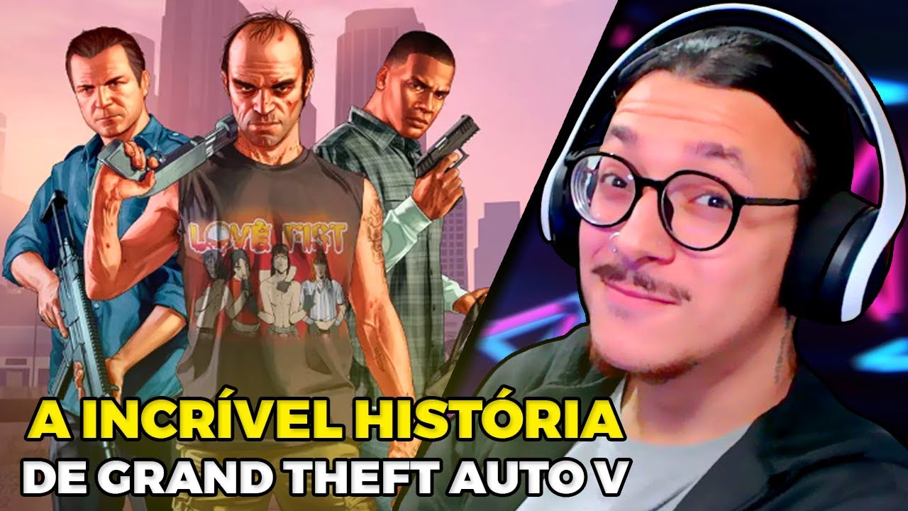 A HISTÓRIA INCRÍVEL DE GTA V - TEGECÊ - ATLAZZ REACT