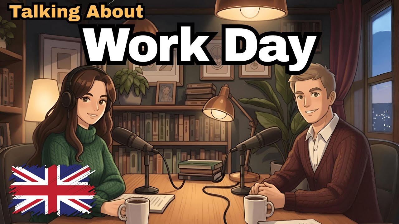 How to Talk About Your Work Day in English | English Conversation Practice