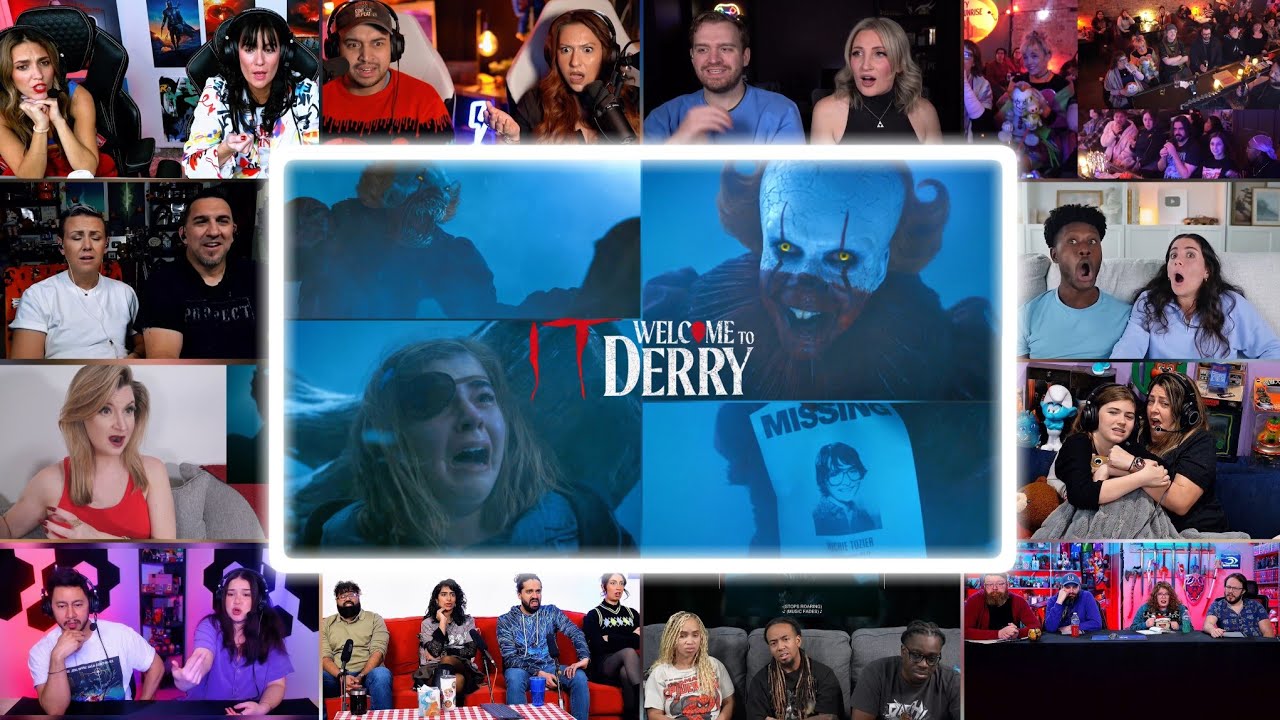 Youtubers React To PENNYWISE TELL MARGE HER FUTURE | It Welcome To Derry Ep 8 Reaction Mashup 
