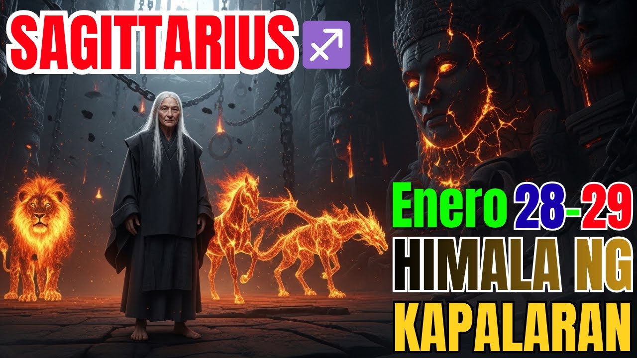 Sagittarius ♐— Enero 28–29: Ang Himala ng Kapalaran ay Nandito 🌠💫