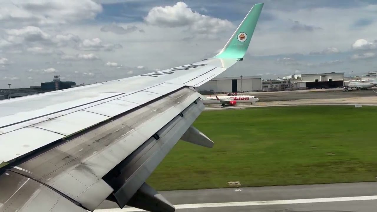 Nok Air B737-800WL Landing at Bangkok Don Mueang International Airport