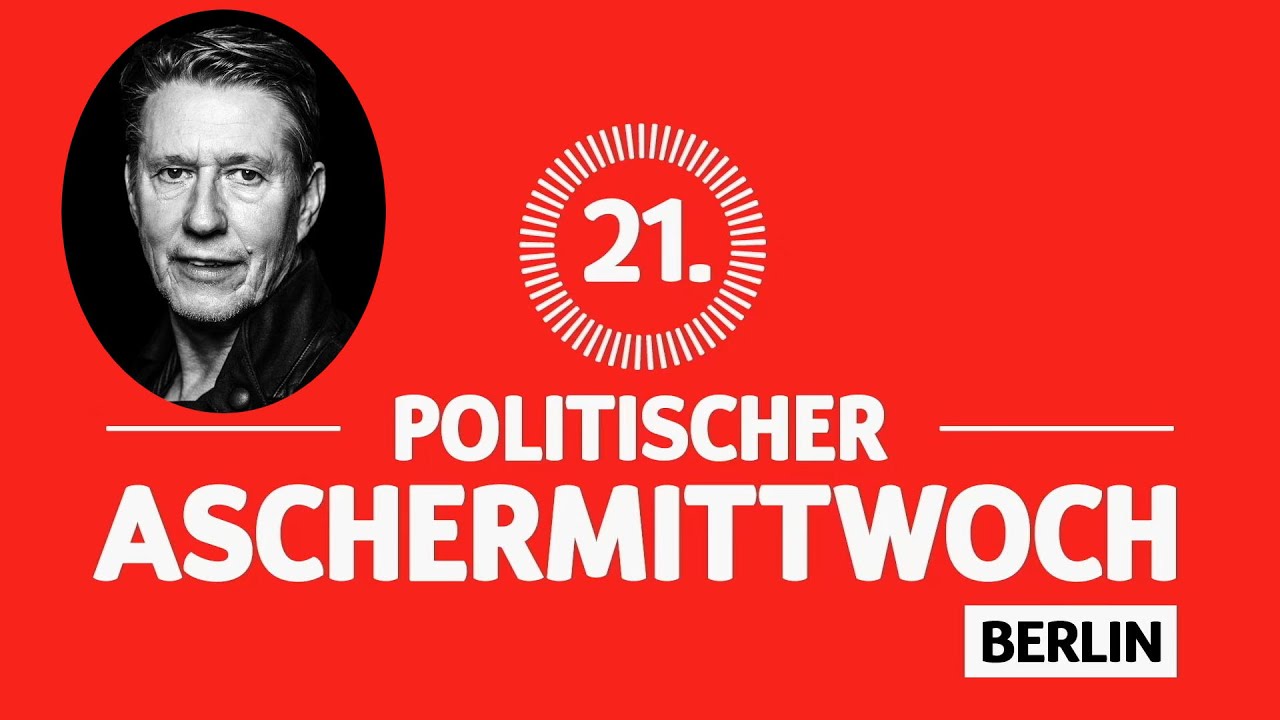 Andreas Rebers (1) beim 21. Politischen Aschermittwoch