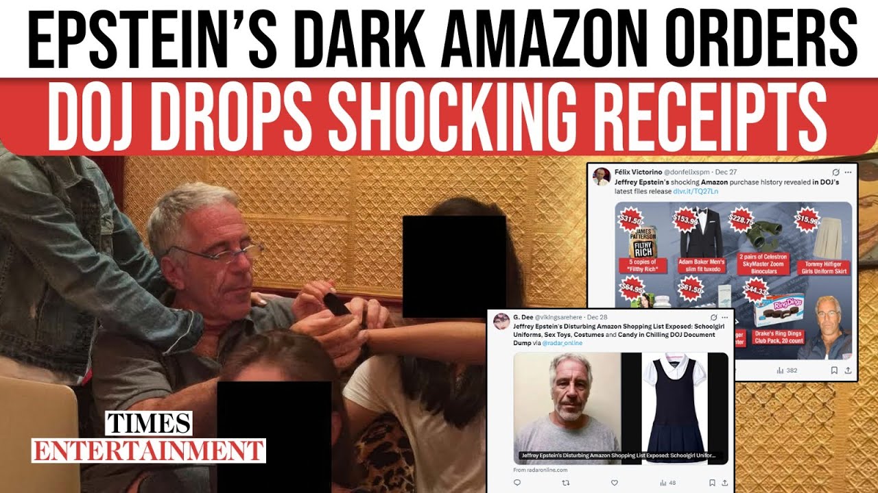 Epstein&rsquo;s DARK Disturbing Amazon Shopping List Exposed In Explosive DOJ Document Dump | WATCH