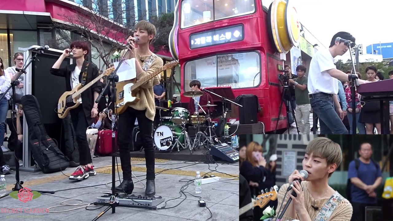 180911 The Rose (더로즈) Sinchon Busking: I.L.Y.