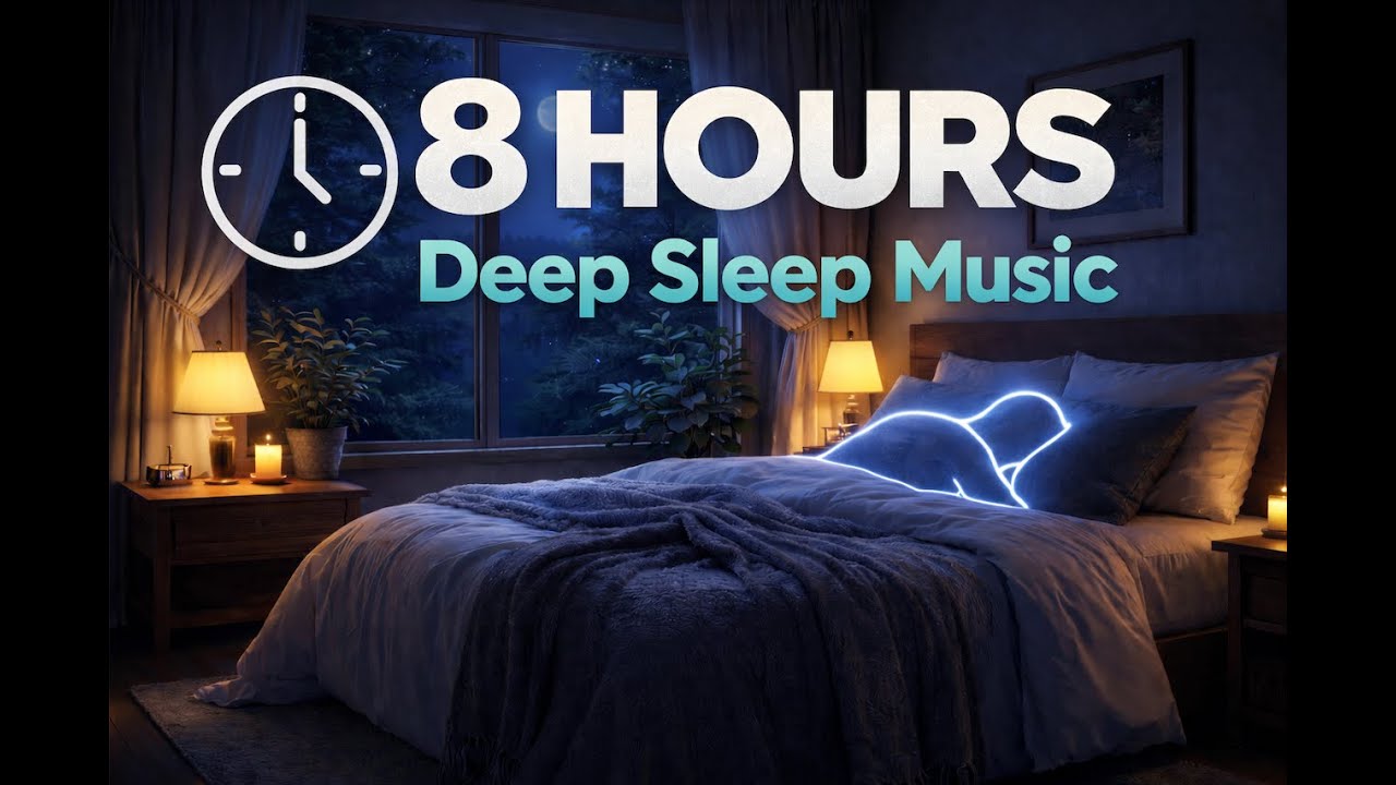 8 Hours Deep Sleep Music | Calm Night Sounds for Rest, Relaxation & Peaceful Sleep