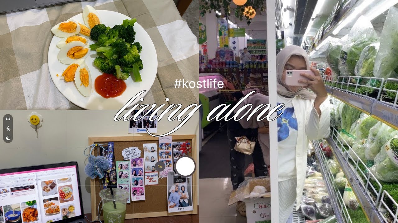 uni life| groceries,mini room tour🛏️💭🛒