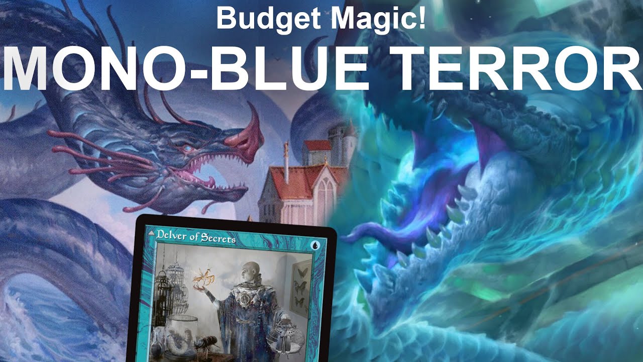 TERRIFYINGLY BLUE! Pauper Mono-Blue Terror Tempo. Budget Magic MTG