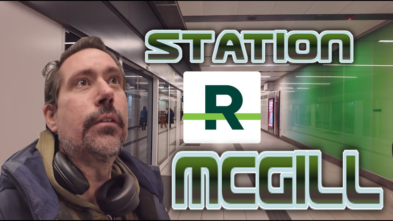 REM: La toute NOUVELLE station MCGILL + #montreal