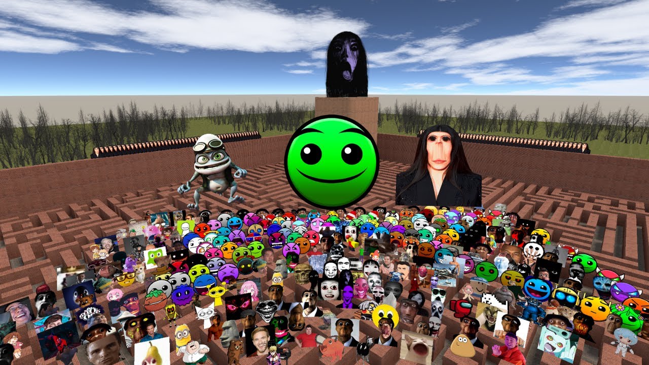 BIG FIRE IN THE HOLE BIG ROSALIA BIG CRAZY FROG AND UNLIMITED NEXTBOTS #gmod #Fusion Xord Official