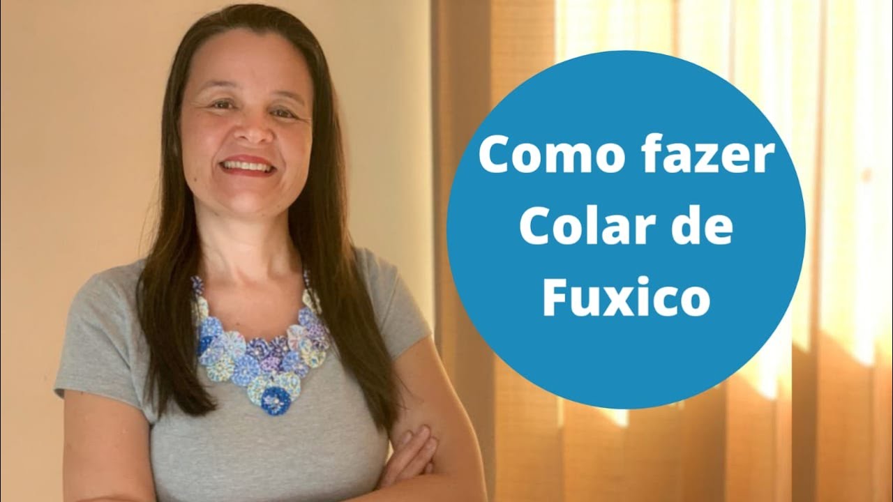 COMO FAZER COLAR DE FUXICO - PASSO A PASSO DIY