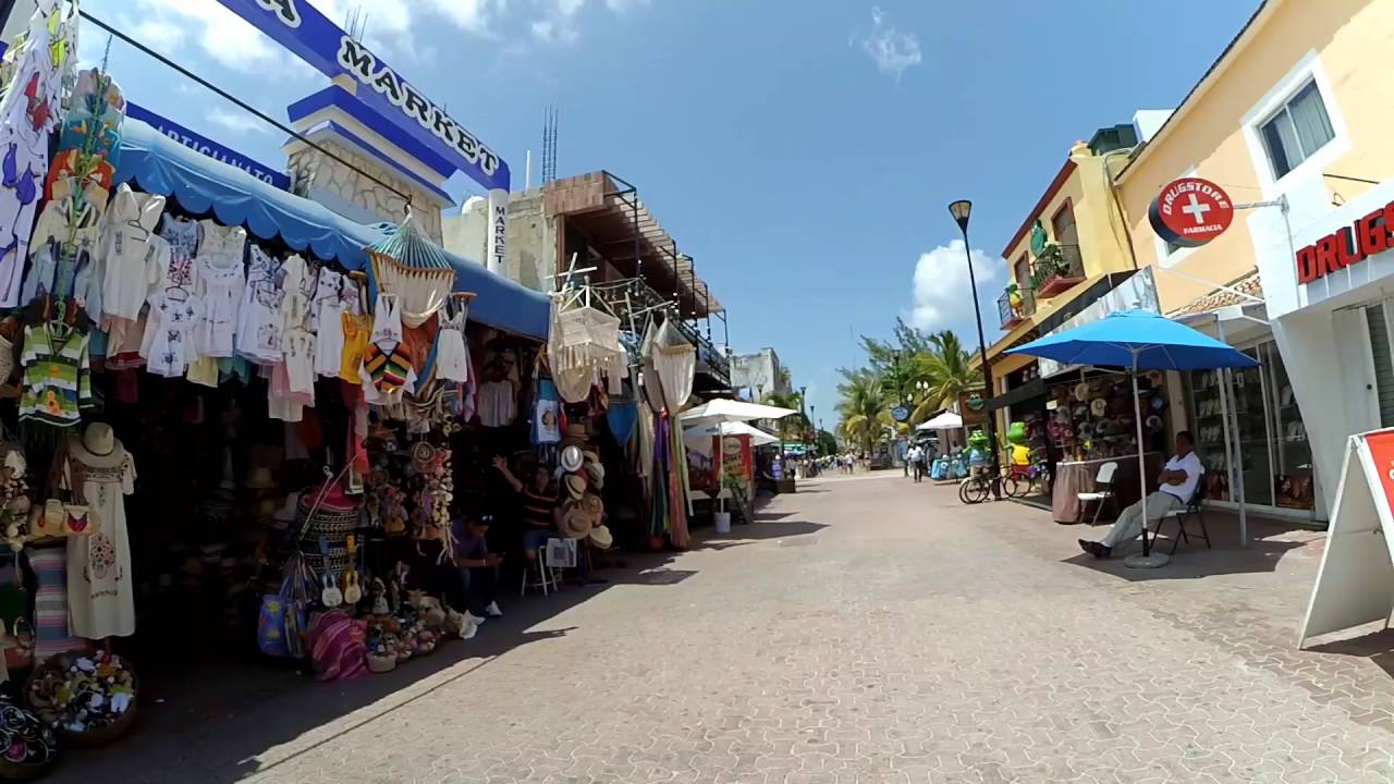Playa del Carmen - Beach and 5th ave - Riviera Maya - Mexico - HD1080p
