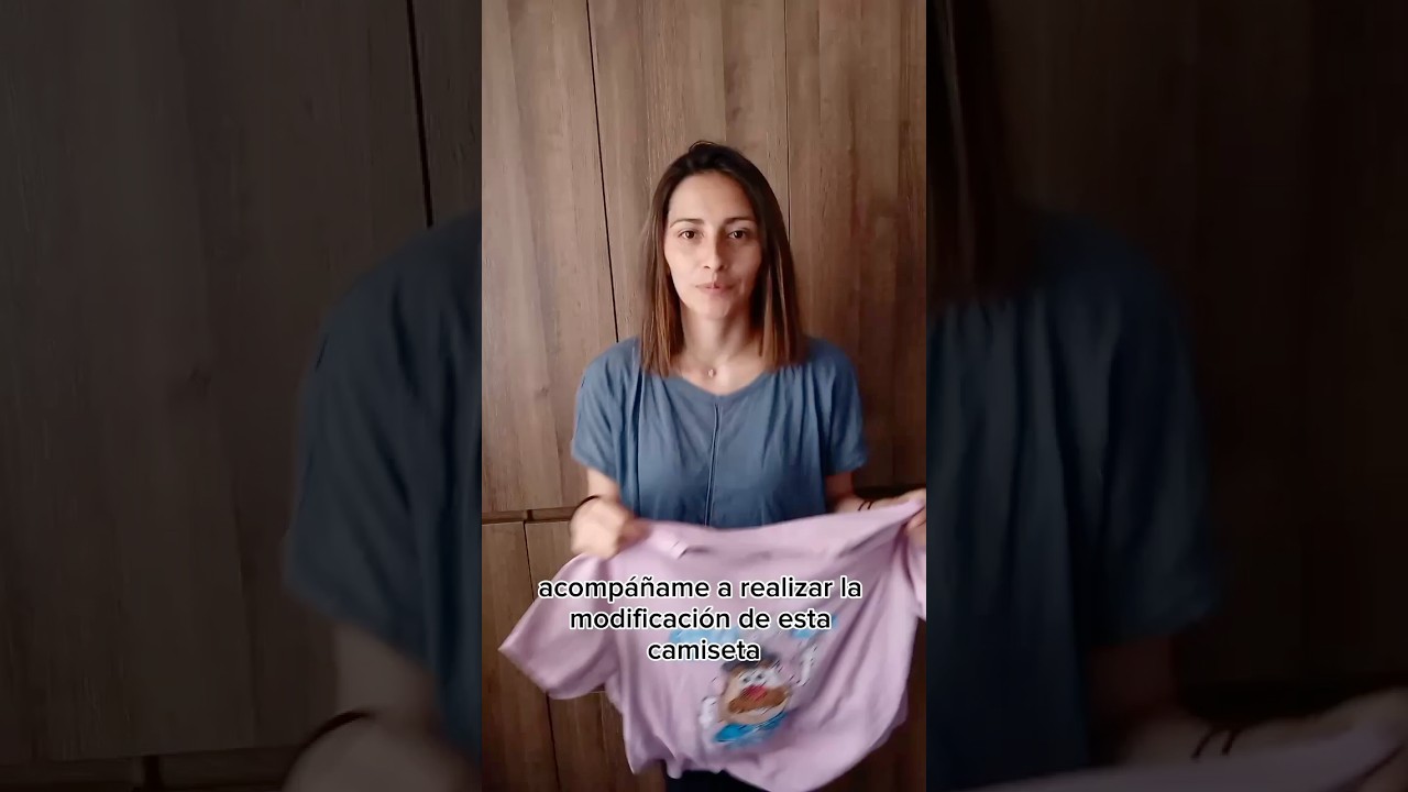 Acomp&aacute;&ntilde;ame a transformar mi camiseta #ropa #moda #modification #mujerescreativas #diyideas