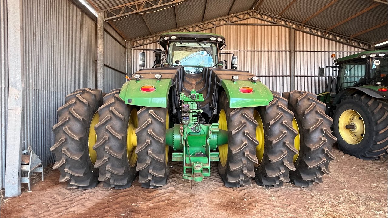 in Australia è tutto piú grande, anche 500 km al giorno per prepararsi alla semina !!