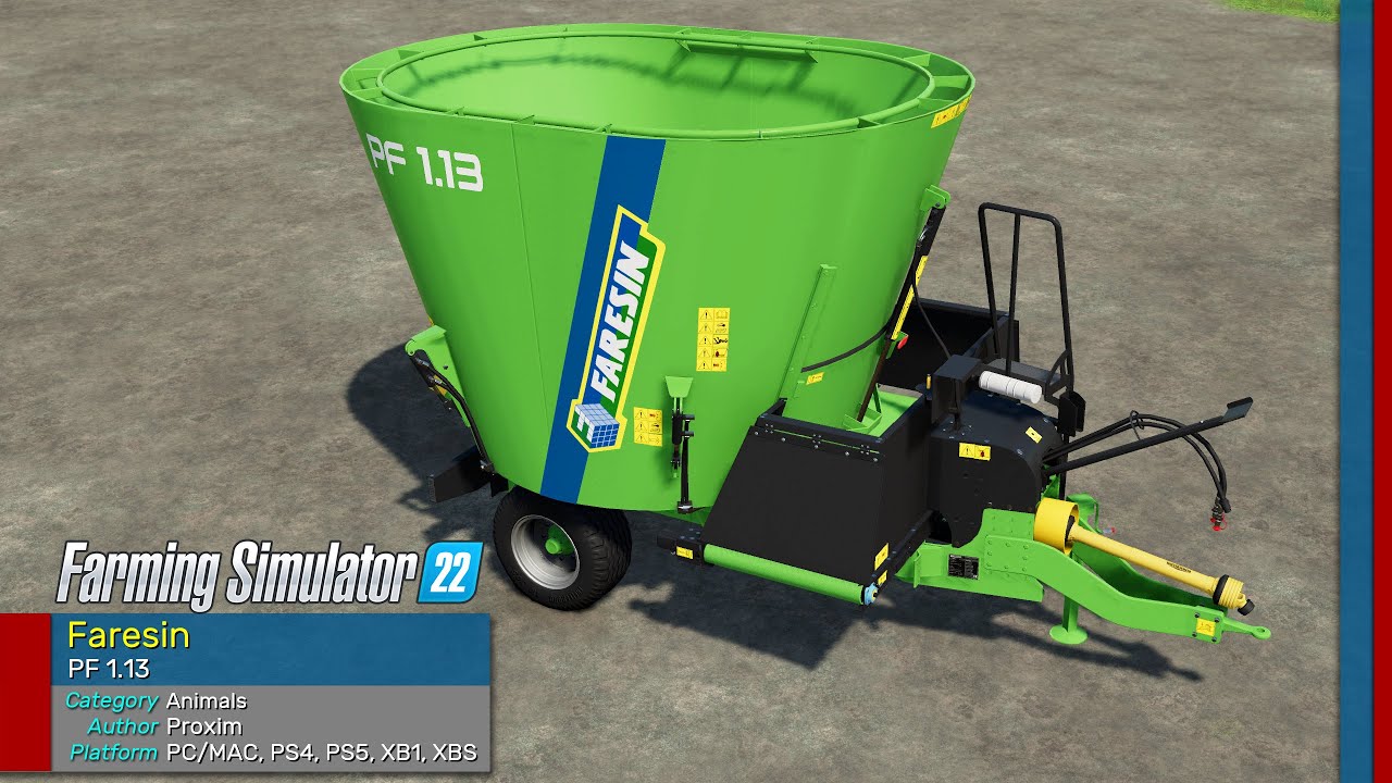 Faresin PF 1.13 - Farming Simulator 22 FS22 Mods Review (2K 60Hz)