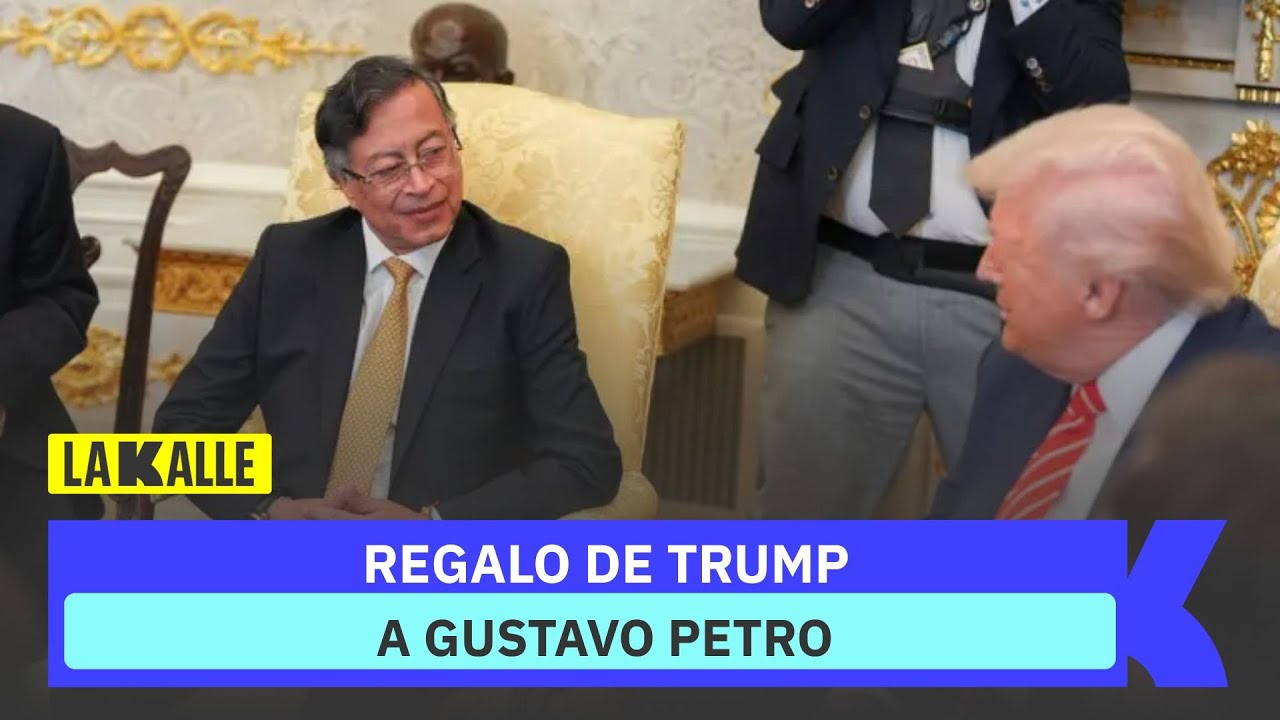 El regalo de Donald Trump a Gustavo Petro en su visita a la Casa Blanca: nadie lo esperaba