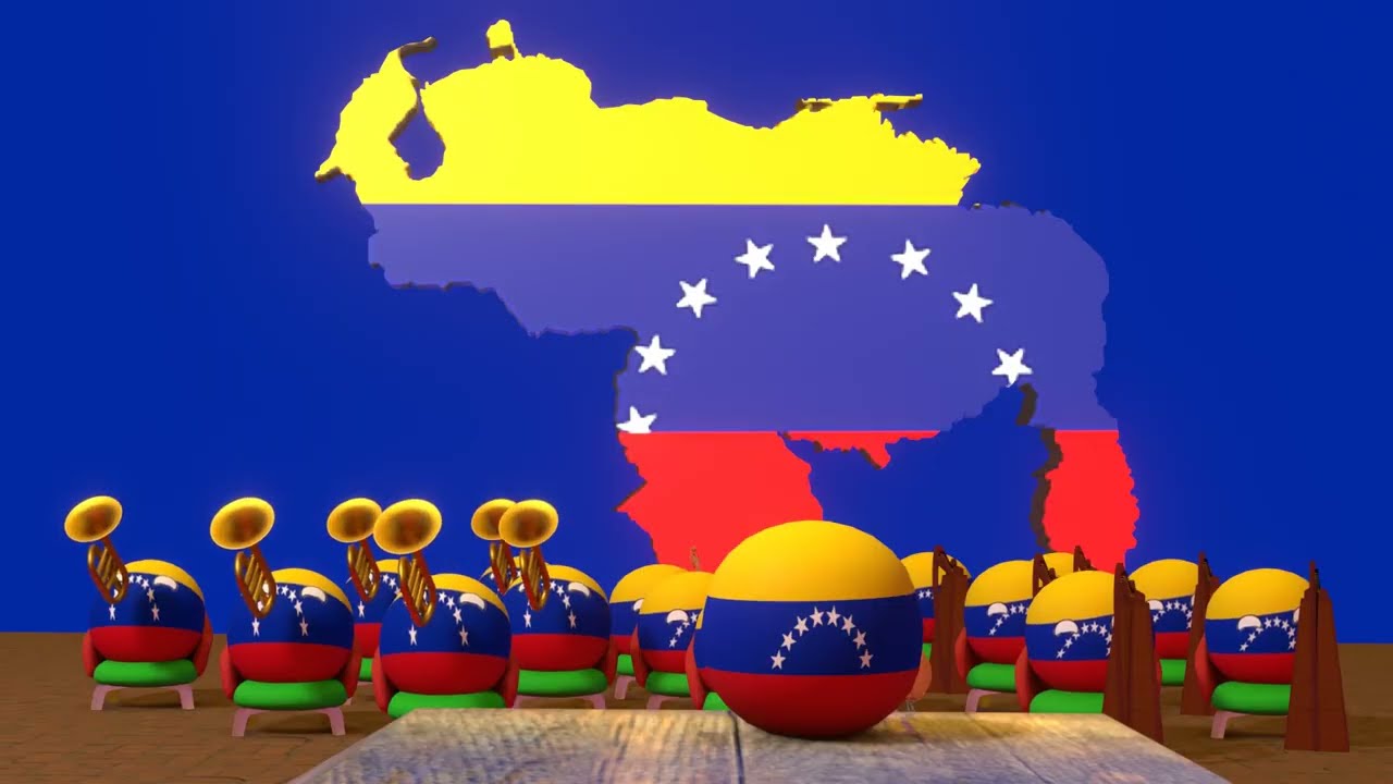 Himno Nacional de Venezuela - Version Countryballs