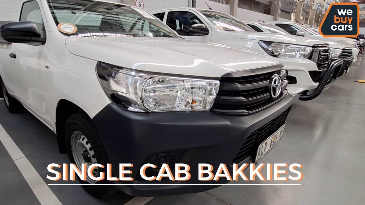 Single Cab Bakkies you can get from WeBuyCars | Workhorse trucks in South Africa
