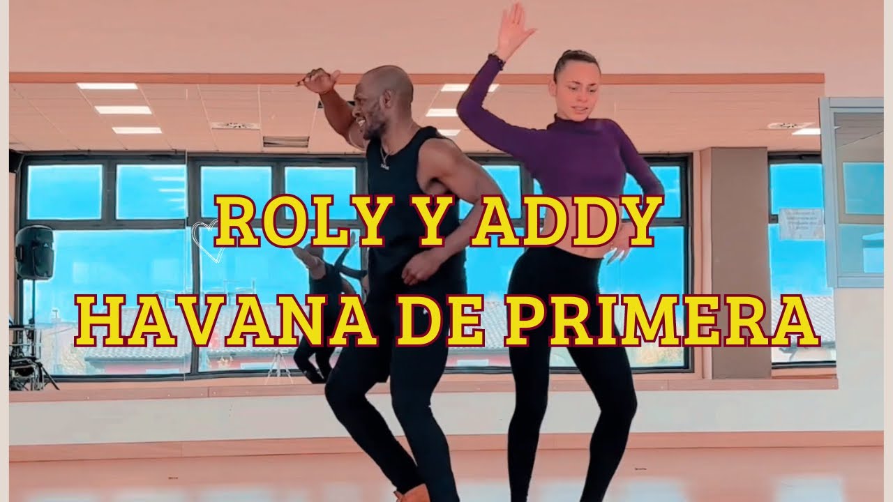 Clases de Timba cubana con Roly Maden y @AddyMendoza y la música de @HavanaDPrimera
