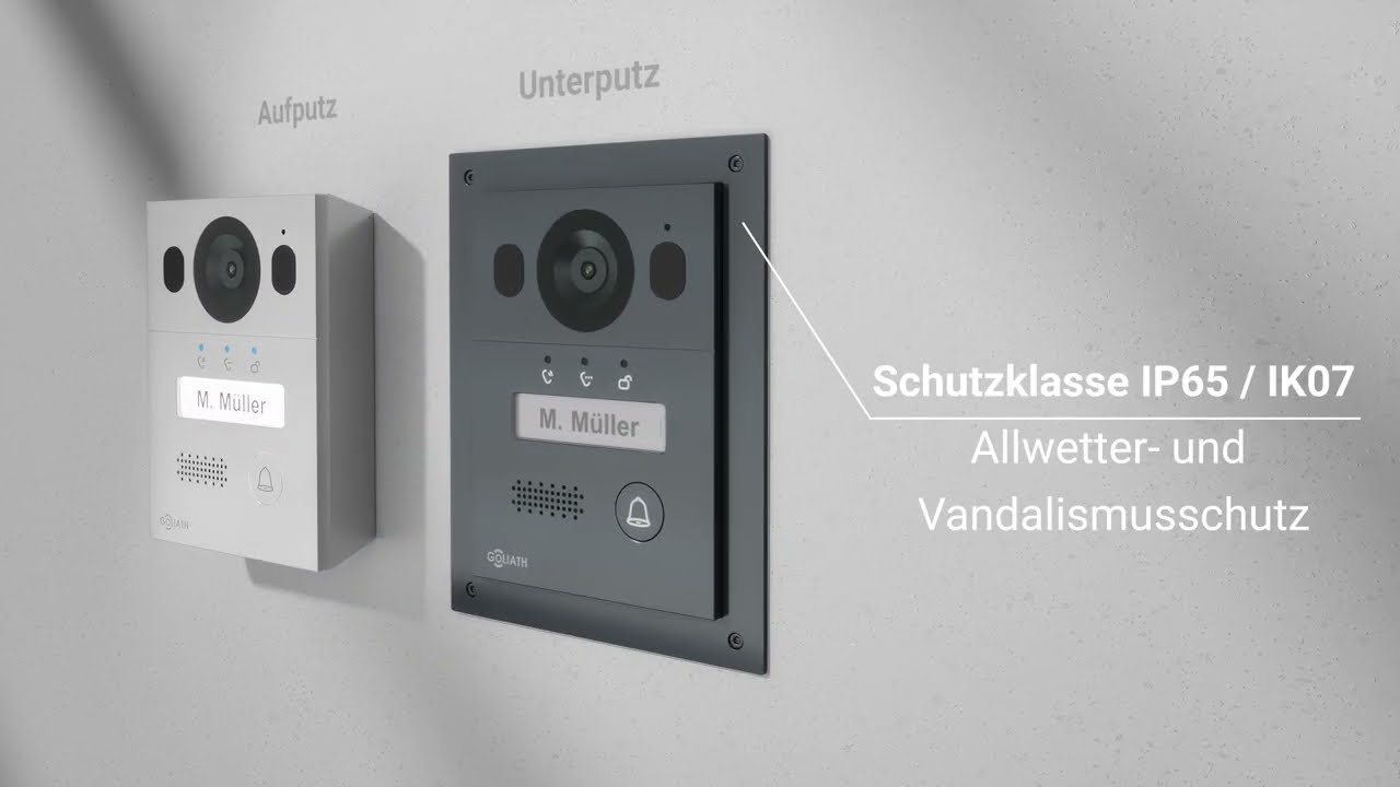 Goliath Basic Line | Die Video Türsprechanlage für Ihr Zuhause!