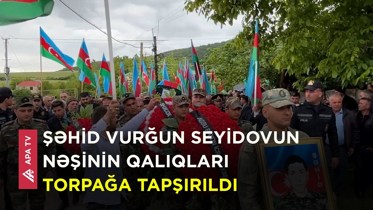 Birinci Qarabağ müharibəsində həlak olmuş şəhidin qalıqları Ağsuda dəfn olunub - APA TV
