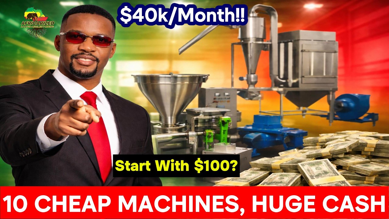 Machines Making Teen Africans MILLIONAIRES Now (Low Cost, High Profit)