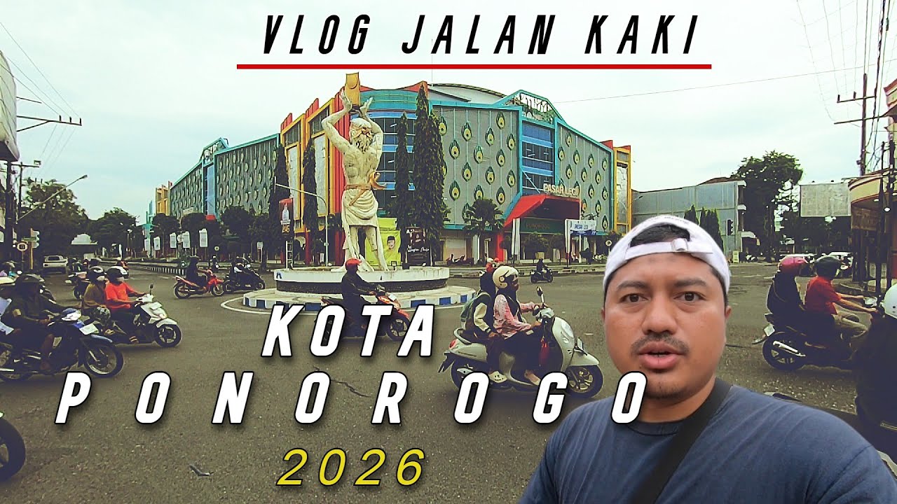 KOTA INI SANGAT RAMAH PEJALAN KAKI ‼️Vlog Jalan Kaki Kota Ponorogo 2026