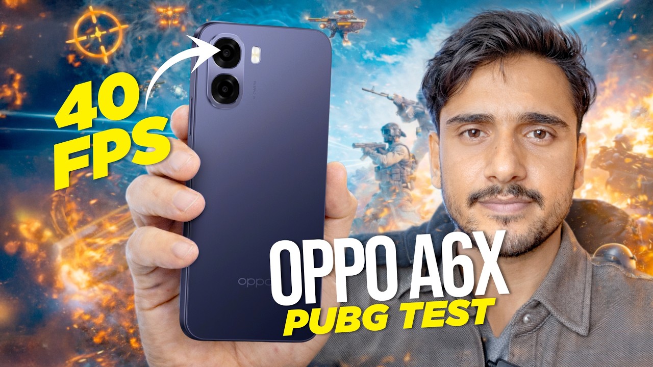 Oppo A6x PUBG Gameplay Test