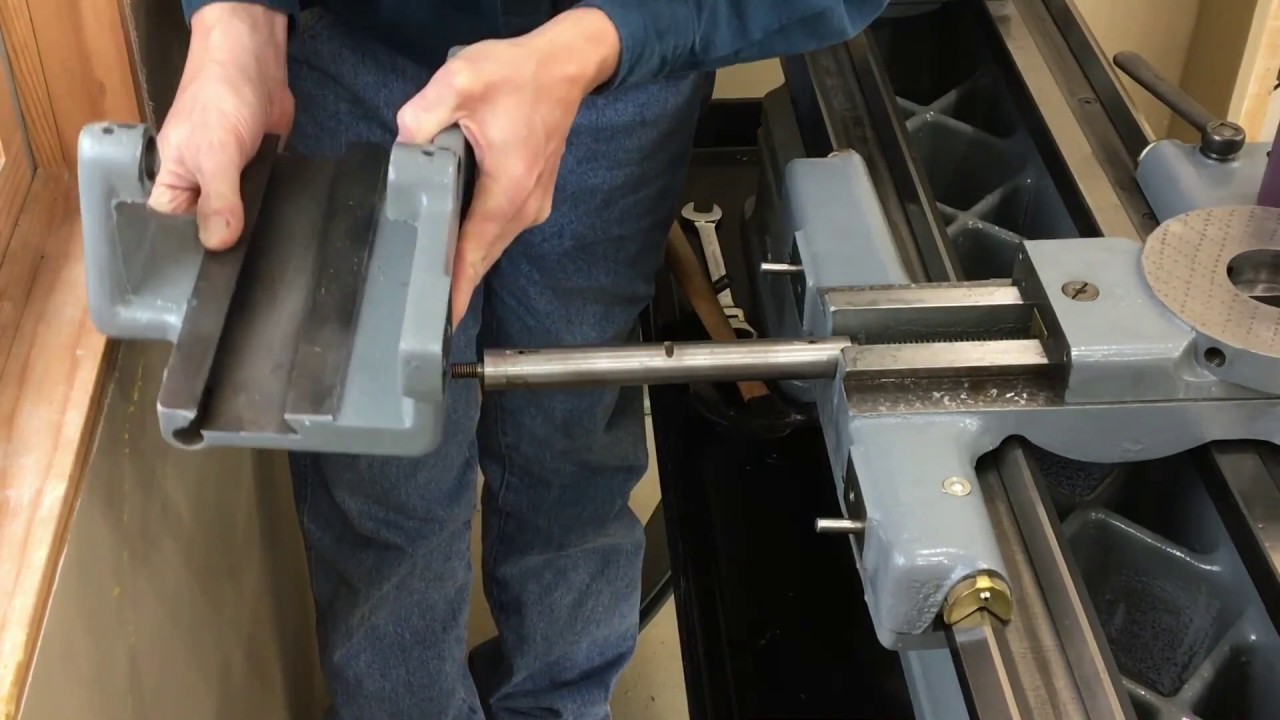 Реставрация 13-дюймового ключа в Саут-Бенде - коническое крепление.