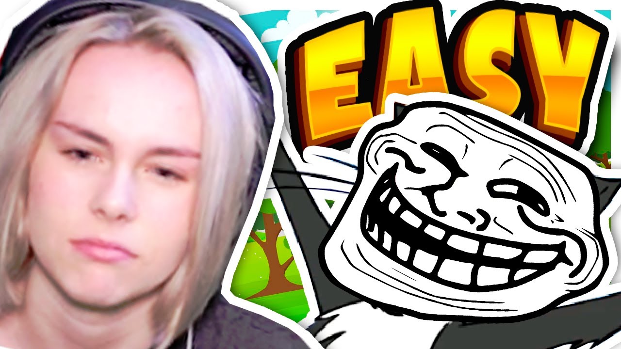 CAN SHE COMPLETE THE WORLDS EASIEST GAME?!