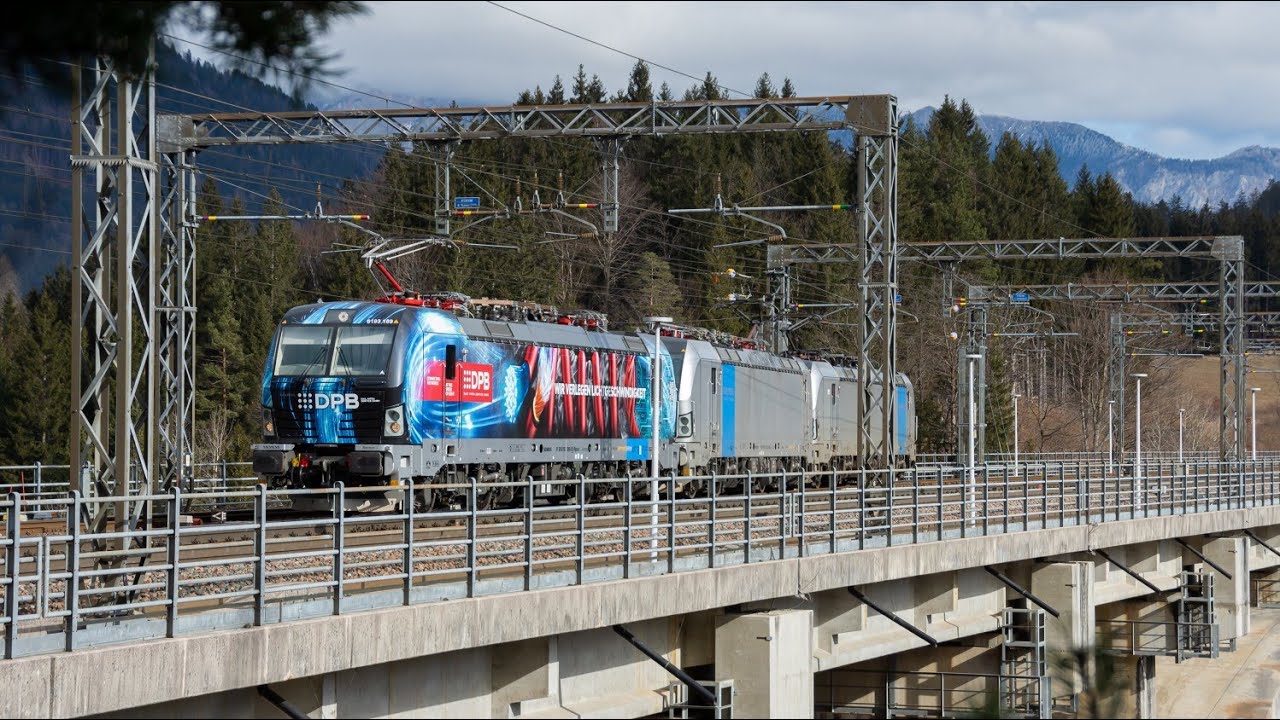 TRENI MERCI TRA ITALIA E AUSTRIA: STAZIONE DI TARVISIO BOSCOVERDE parte 13