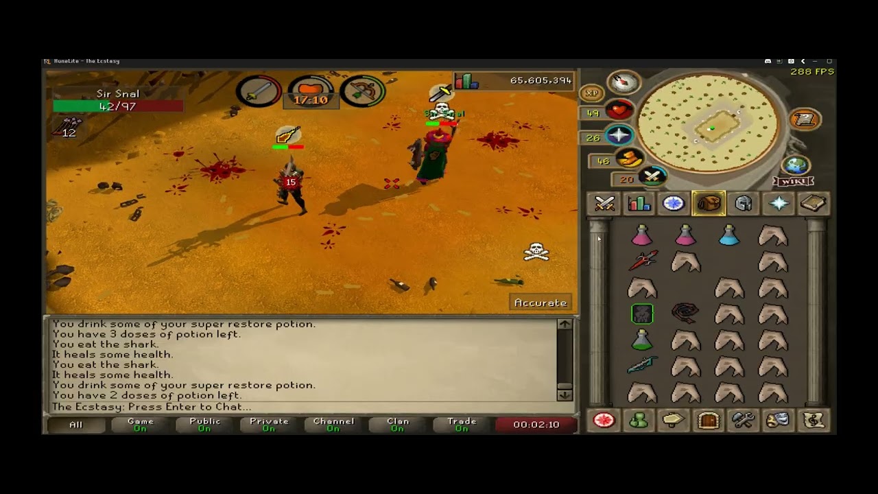 Ecstasy vs Sir Snal OSRS