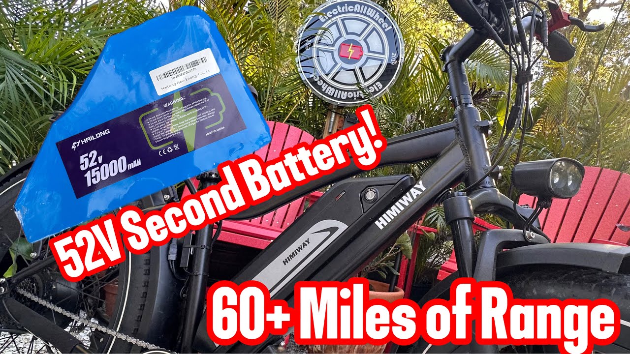 Himiway | Cruiser | e-Bike 52V Second Battery Installation w/ 40A Dual Battery Balancer Kit