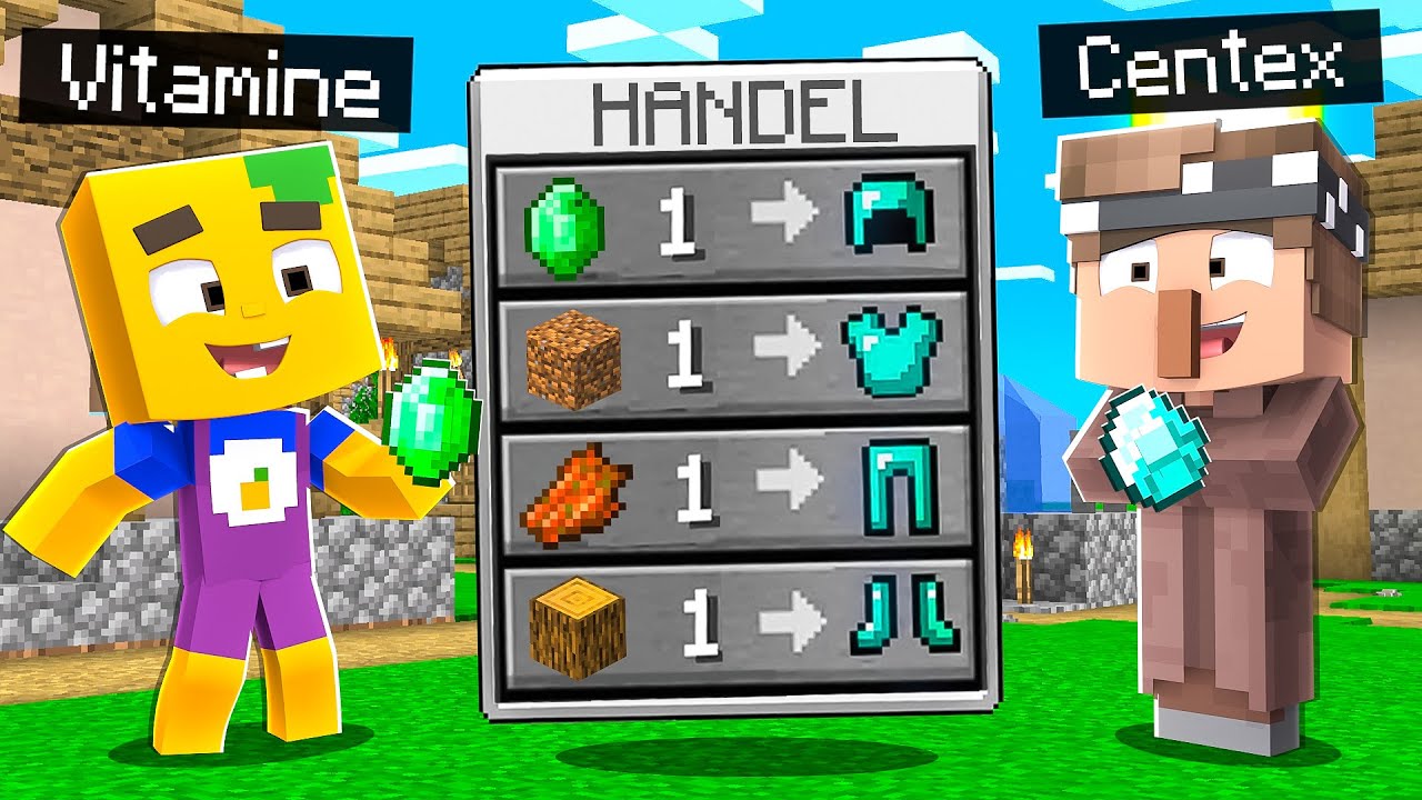 Ich bin ein VILLAGER und TROLLE meinen FREUND in Minecraft!