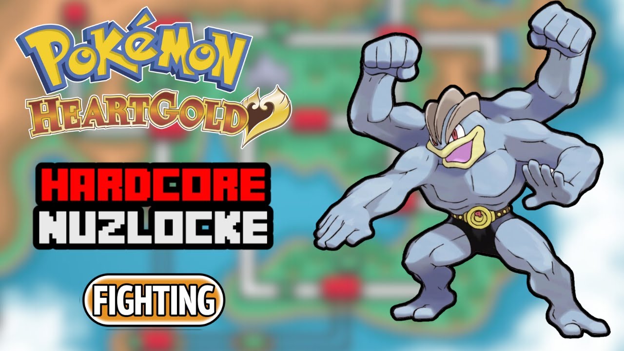 Pokemon HeartGold Hardcore Nuzlocke — только БОИ (без предметов и без повышения уровня)