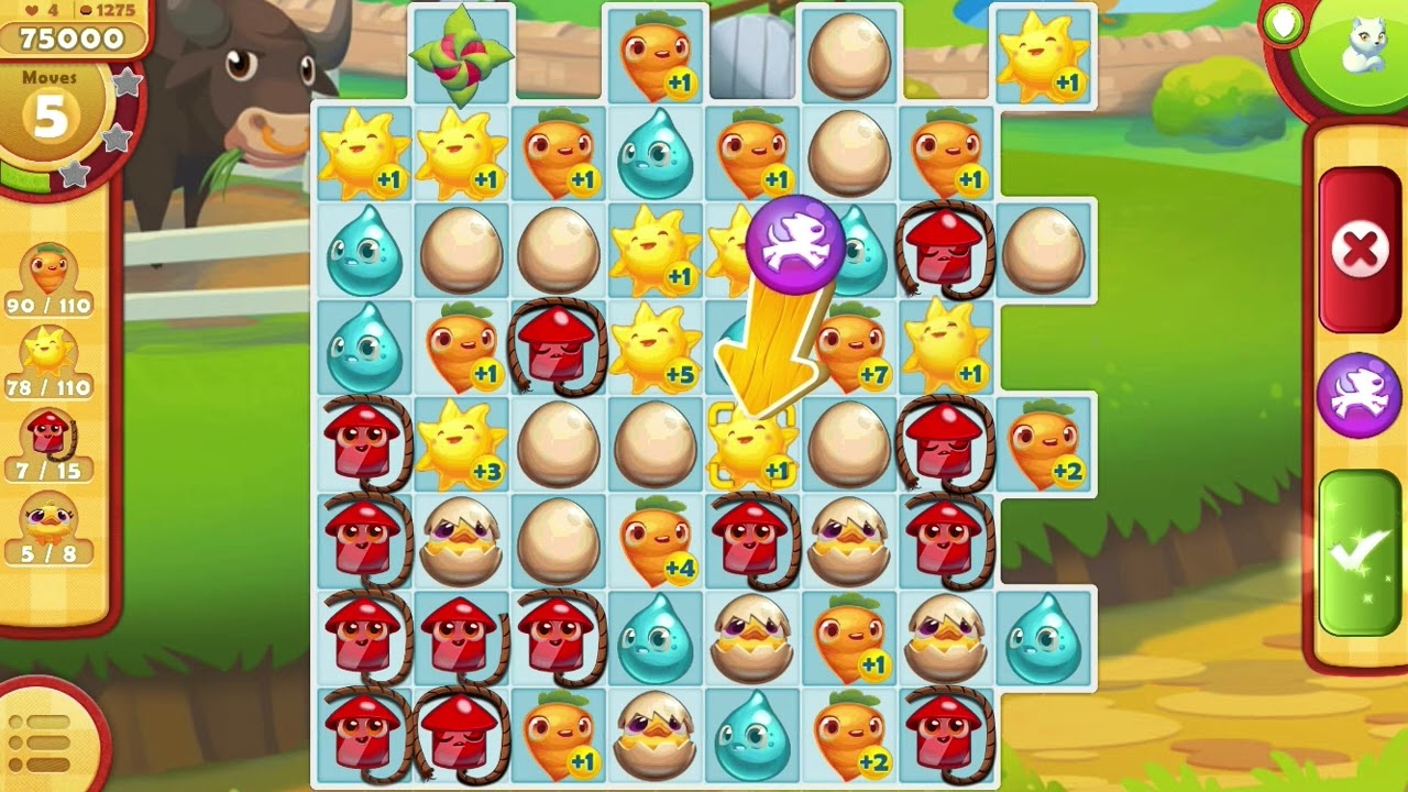 Farm Heroes Saga Level 1273 to 1277