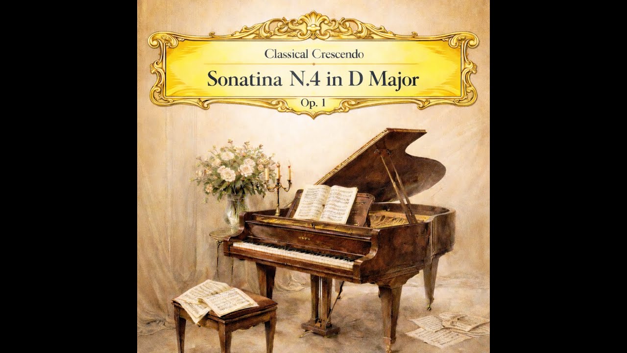 Сонатина N.4 Op.1 ре мажор, Классическое крещендо, Фортепиано