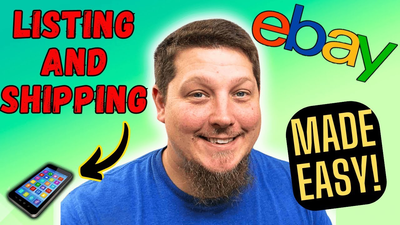 Как выставить товар на eBay с помощью телефона! Размещайте объявления и отправляйте!