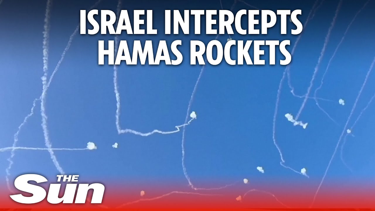 Israel Hamas War: Israel's Iron Dome intercepts several Hamas rockets