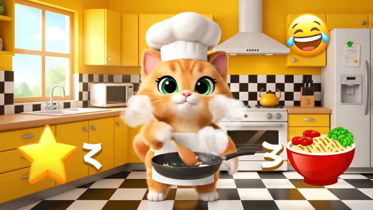 Cooking with a Crazy Cartoon Cat &ndash; Chaos in the Kitchen