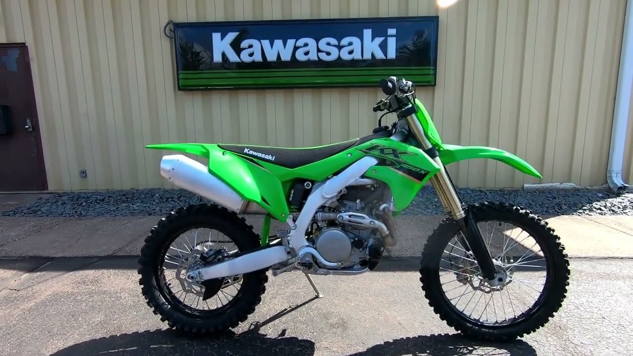 New 2022 Kawasaki KX 450X Dirt Bike For Sale in Holcombe, WI