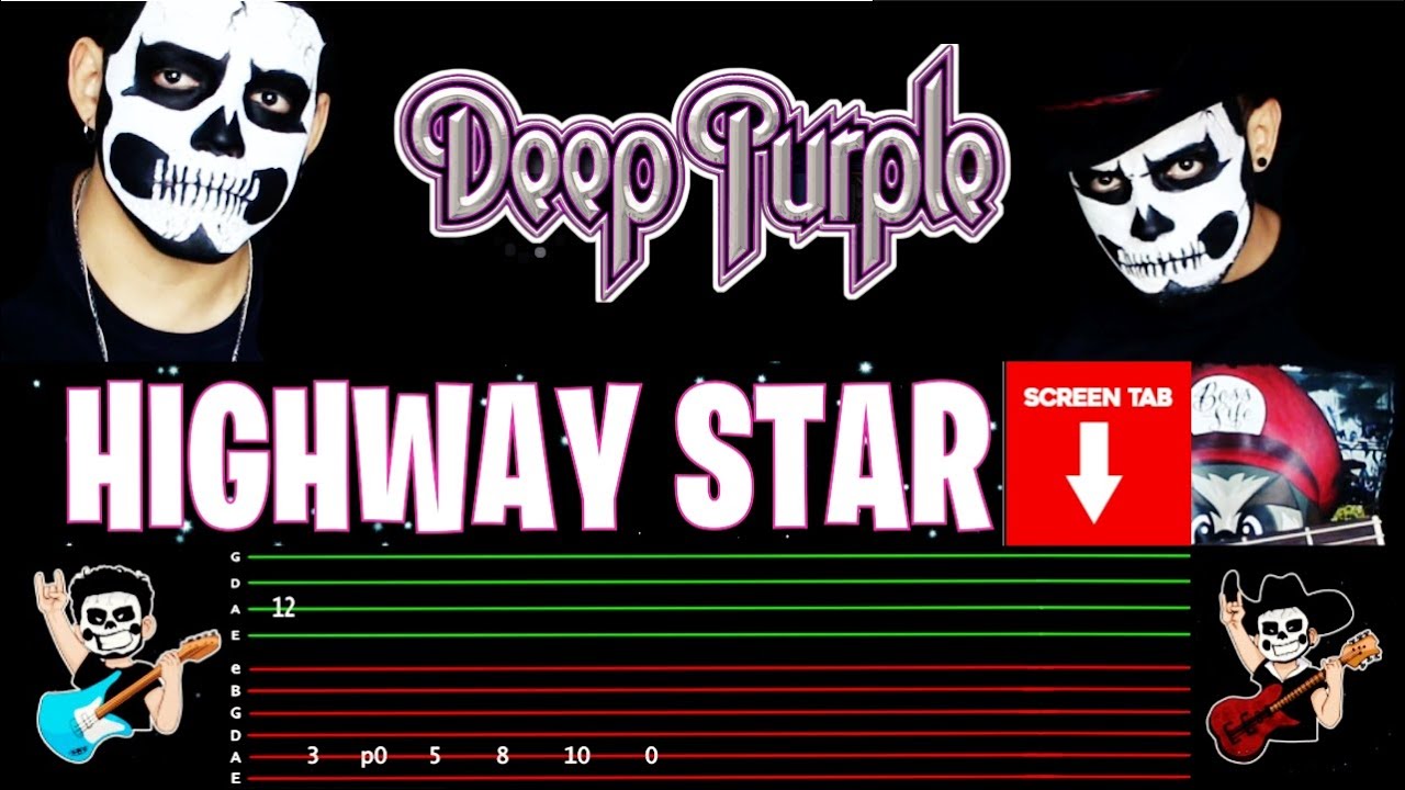 【DEEP PURPLE】[ Highway Star ] cover by Dotti Brothers | GUITAR/BASS LESSON