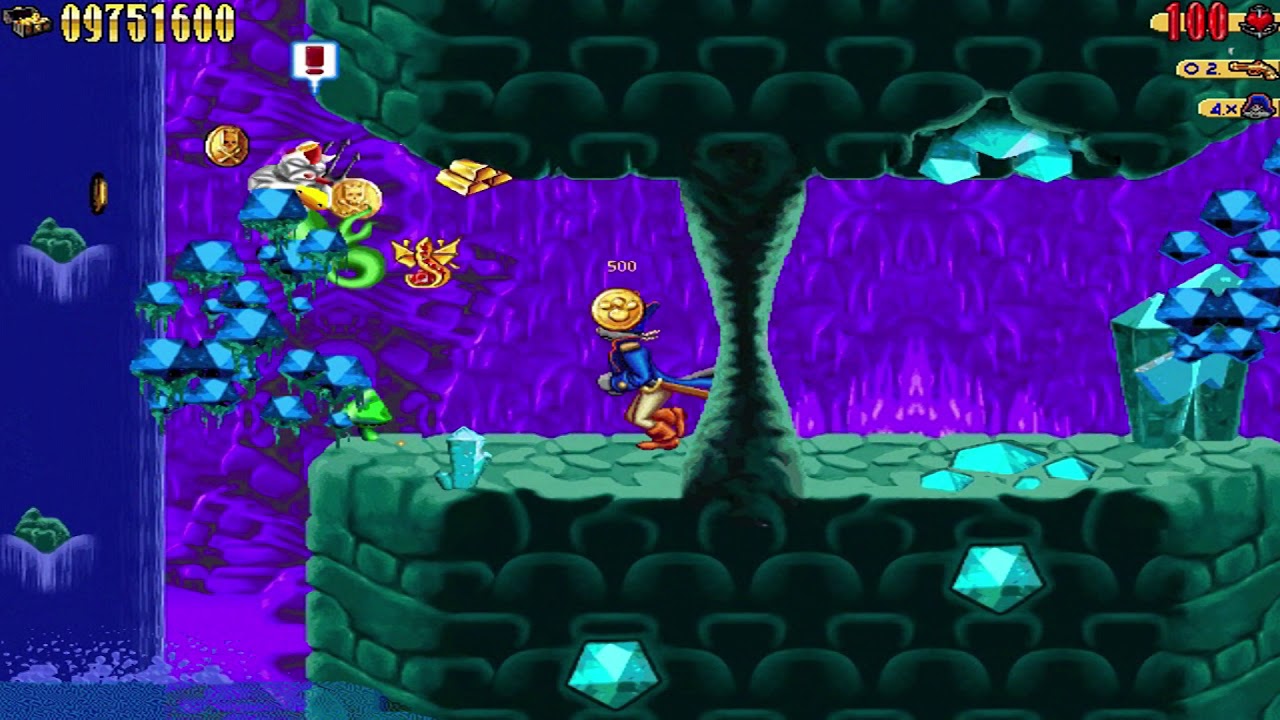 Captain Claw - Level #11 - The Caverns