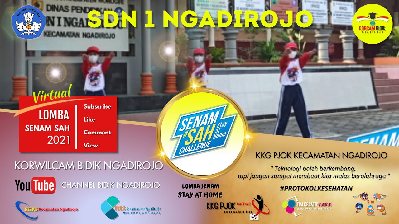 SDN 1 NGADIROJO SENAM SAH ( STAY AT HOME )