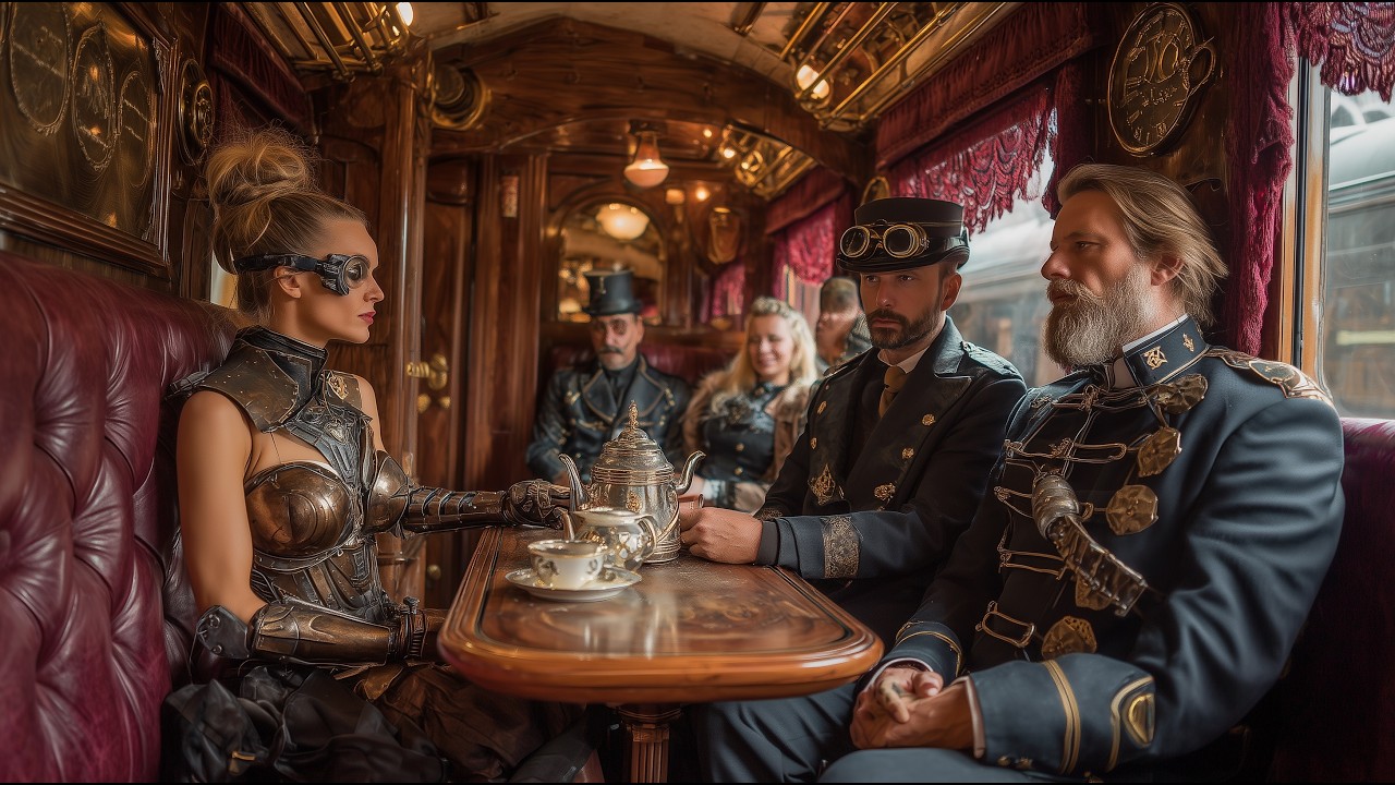 Epic Steampunk Train Journey