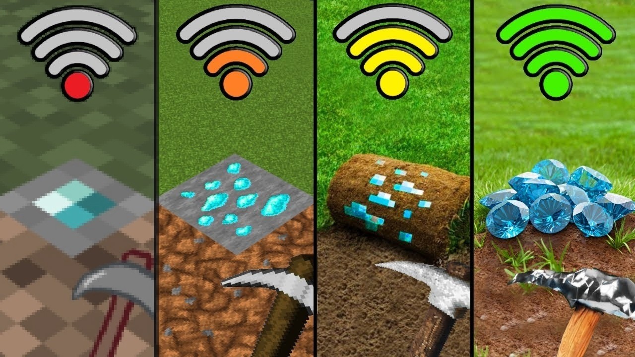 Jede WI-FI STUFE macht MINECRAFT REALISTISCHER!