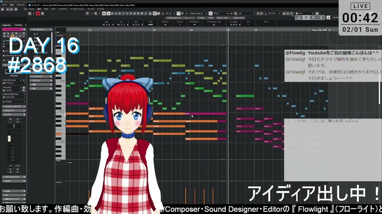 【DTM】M3-2026春に向けて種を育てて！作曲配信#2868