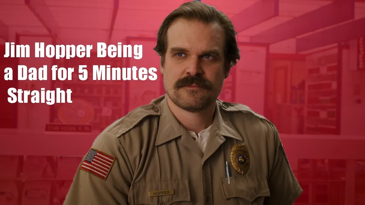 Jim Hopper Being a Dad for 5 Minutes Straight