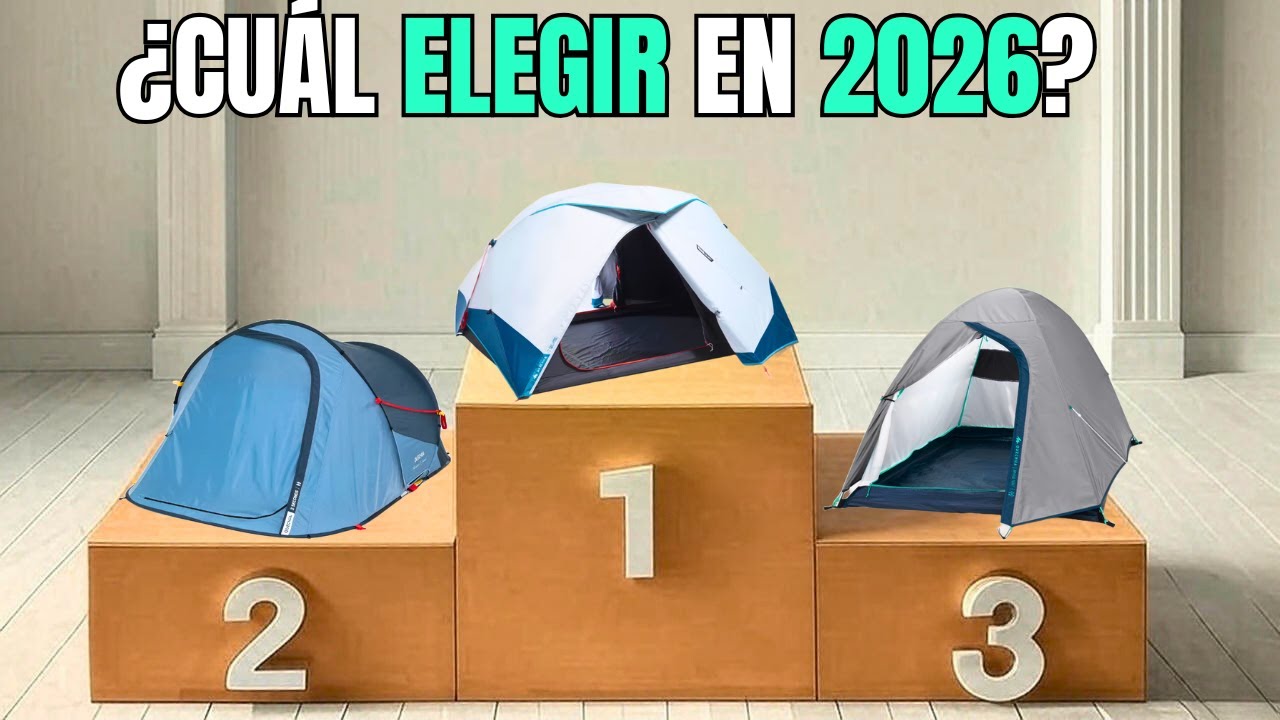 Las 3 TIENDAS DE CAMPAÑA para 2 Personas Más Vendidas en Decathlon ⛺ [Comparativa Real 2026]