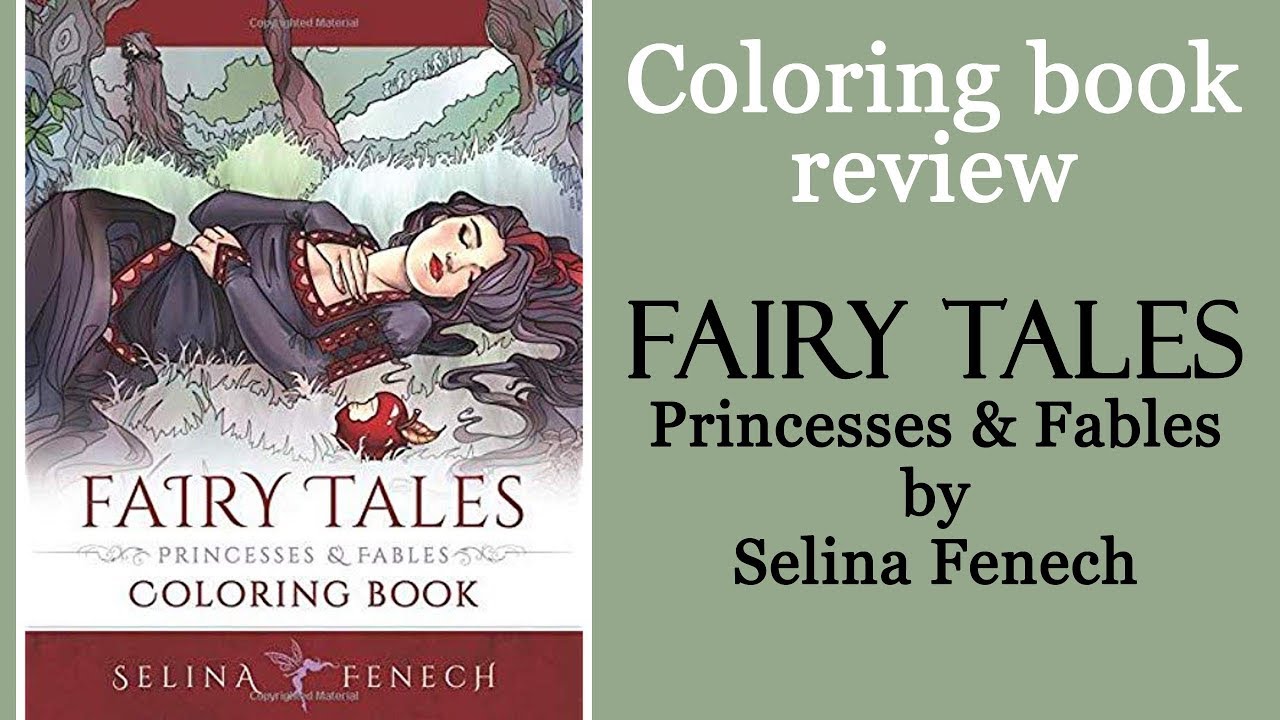 Which page to choose? / Flip through of 'Fairy Tales' coloring book by Selina Fenech