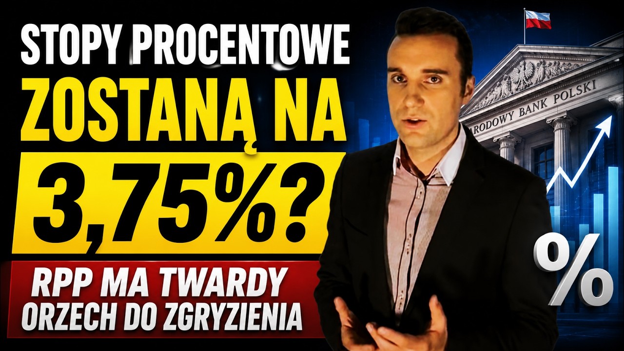 Stopy Procentowe Zostaną na 3,75%? RPP Ma Twardy Orzech do Zgryzienia